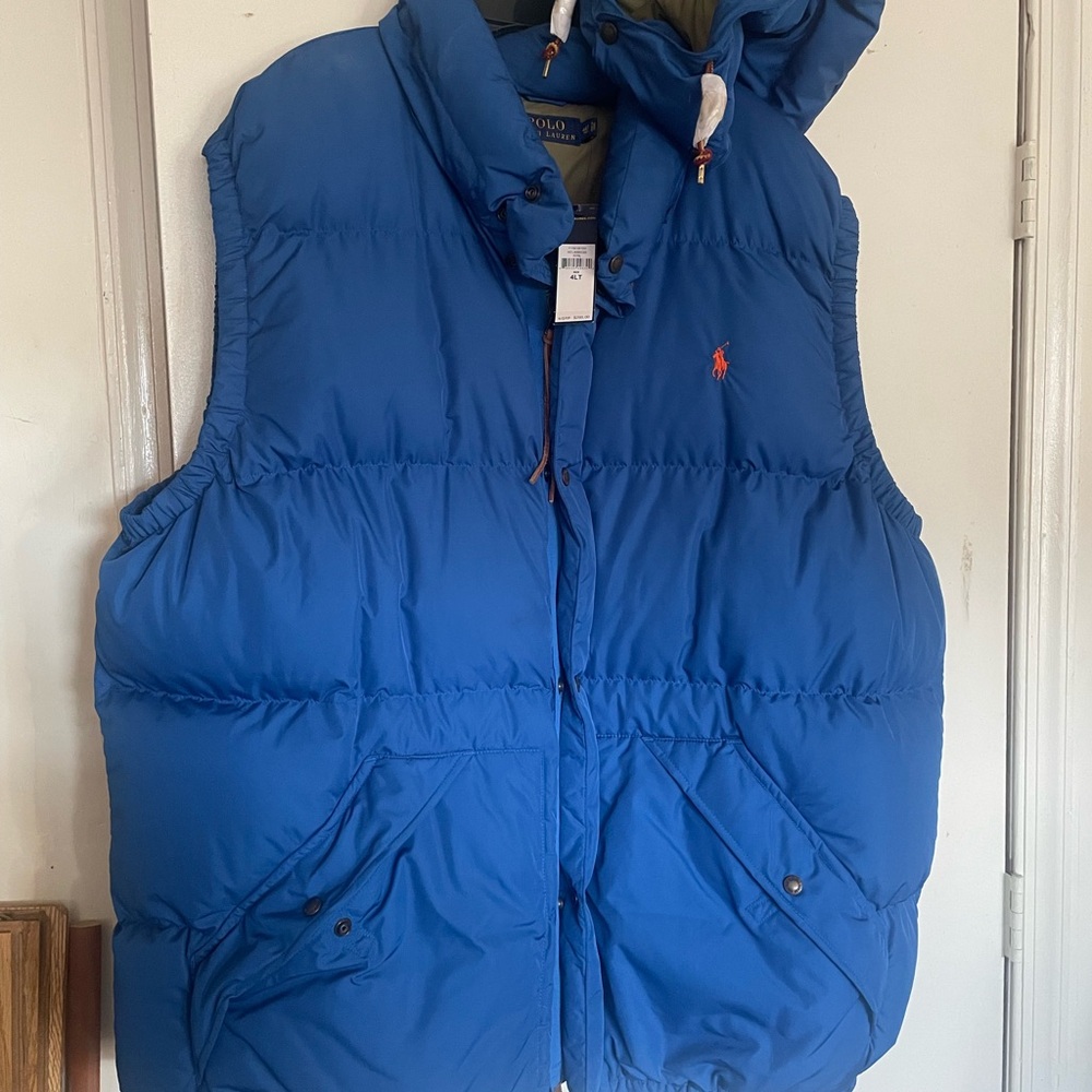 Polo Ralph Lauren Blue Puffer Vest